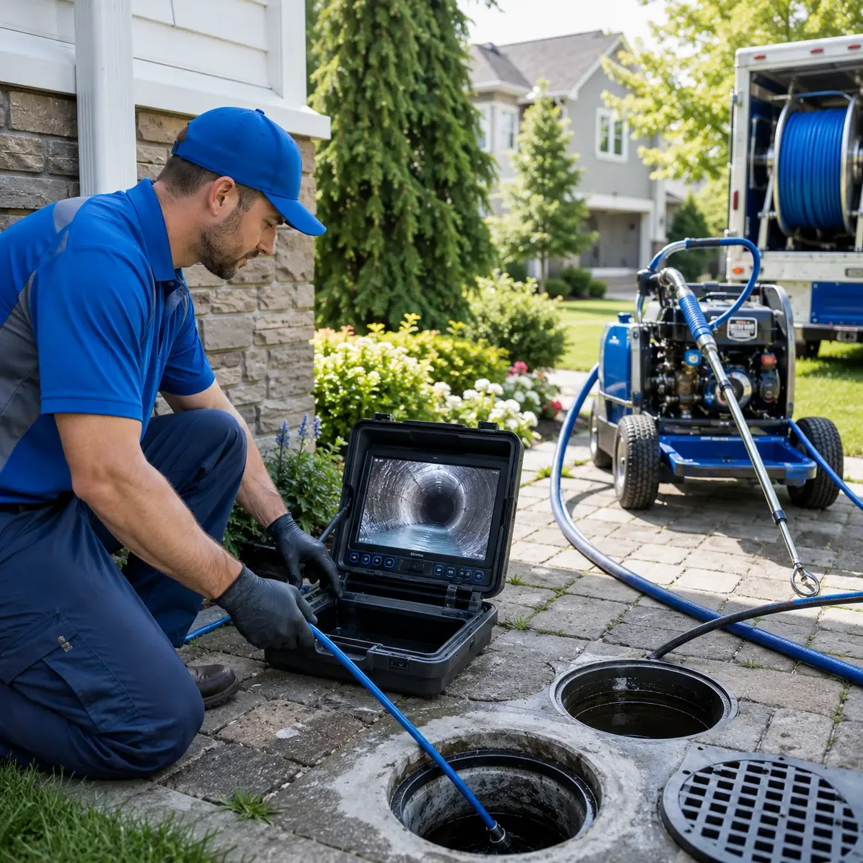 Outdoor drain cleaning professionals serving East Grand Rapids, MI